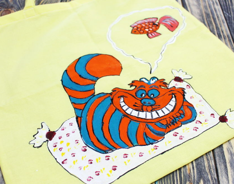 Мастер-класс «Роспись по ткани. Майки. Сумки»