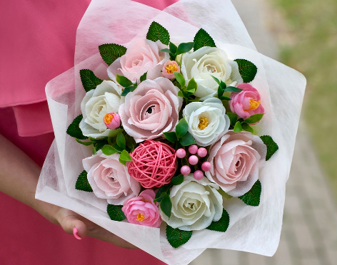 Букет из конфет «Ванильное суфле»