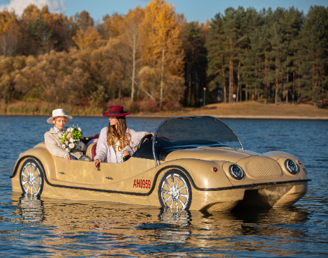 Аренда водного автомобиля «ZezetAquaCar» для самостоятельного управления