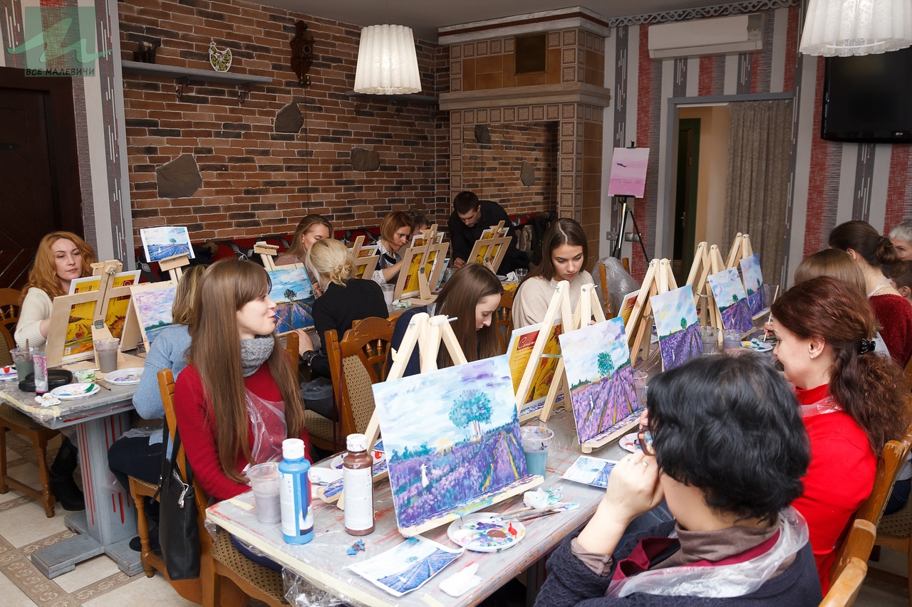 Мастер-класс «Картина красками на холсте»