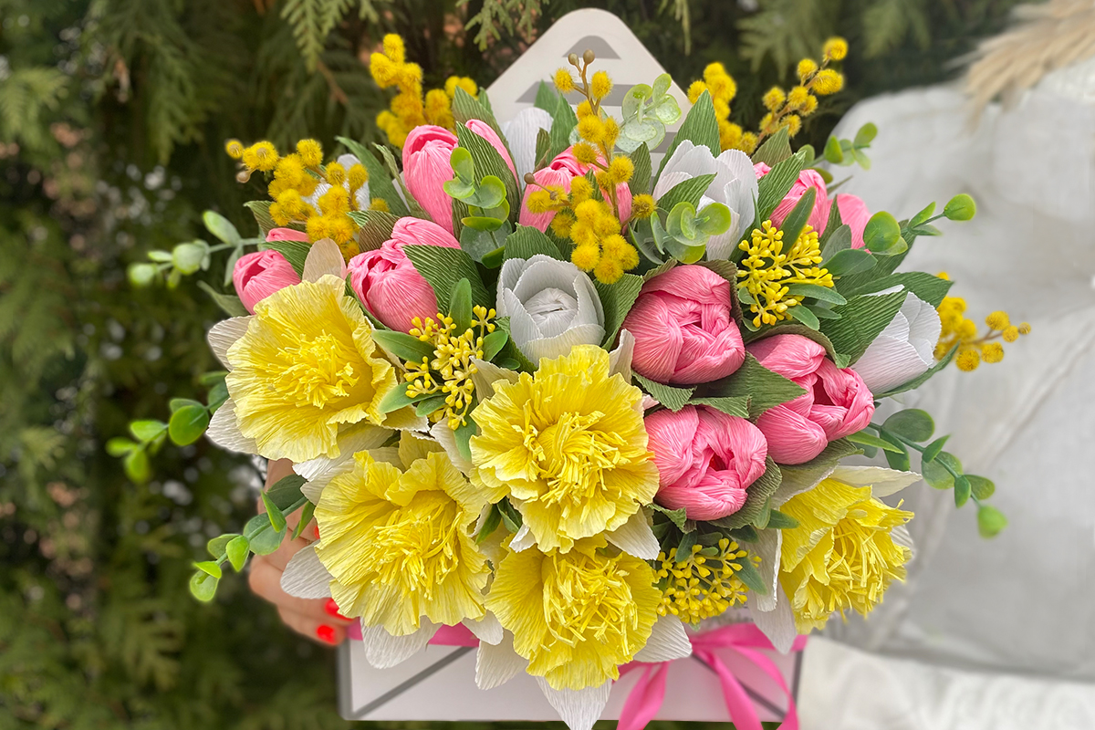 Букет из конфет «Апрельское утро»