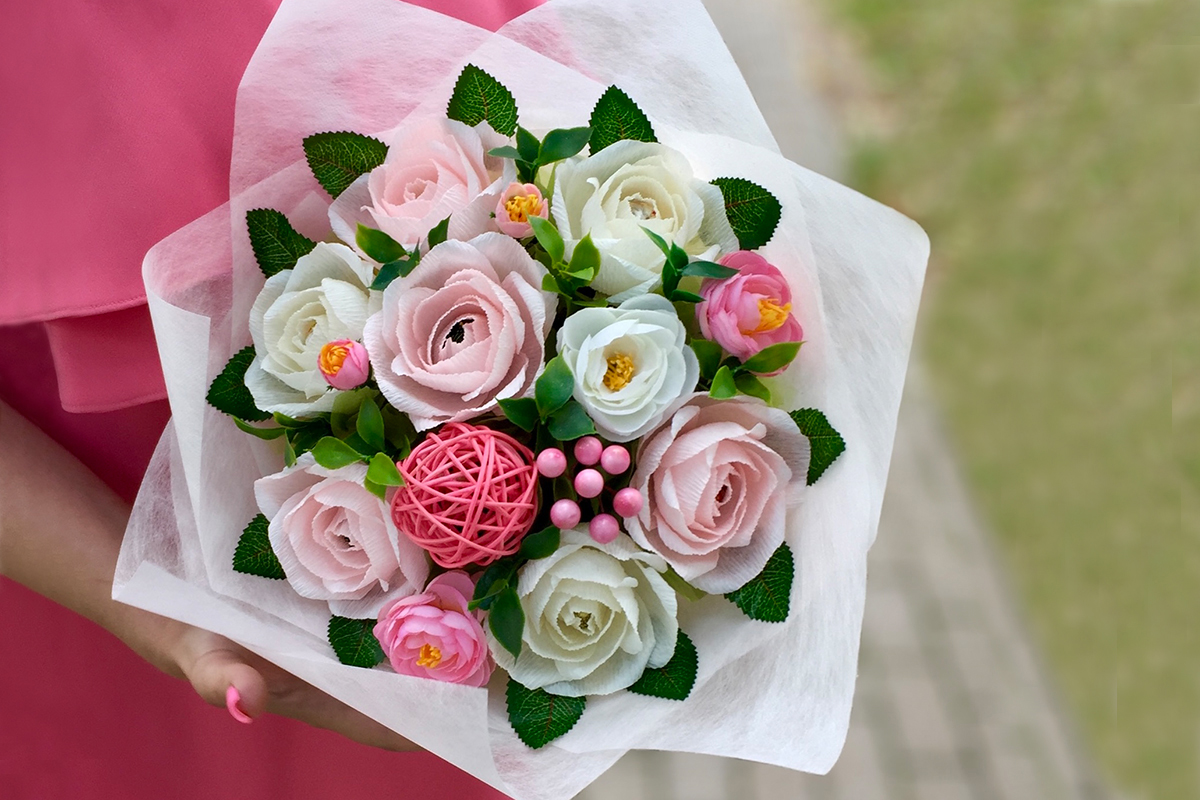 Букет из конфет «Ванильное суфле»