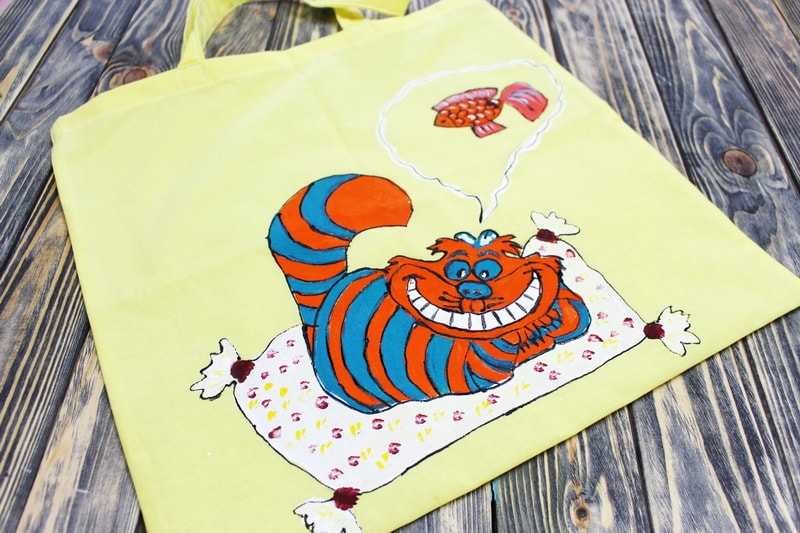 Мастер-класс «Роспись по ткани. Майки. Сумки»