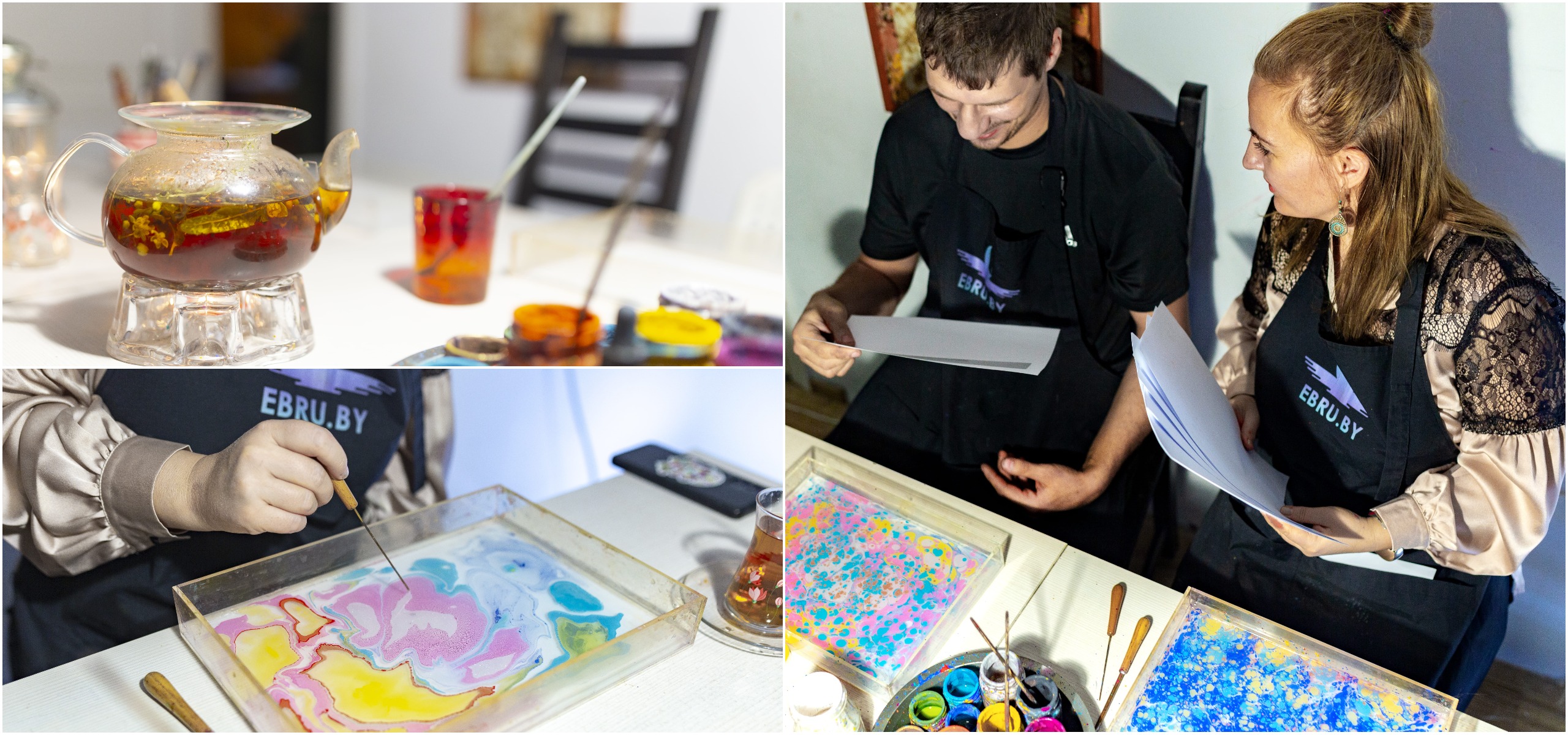 Арт-свидание у воды  в чайной студии