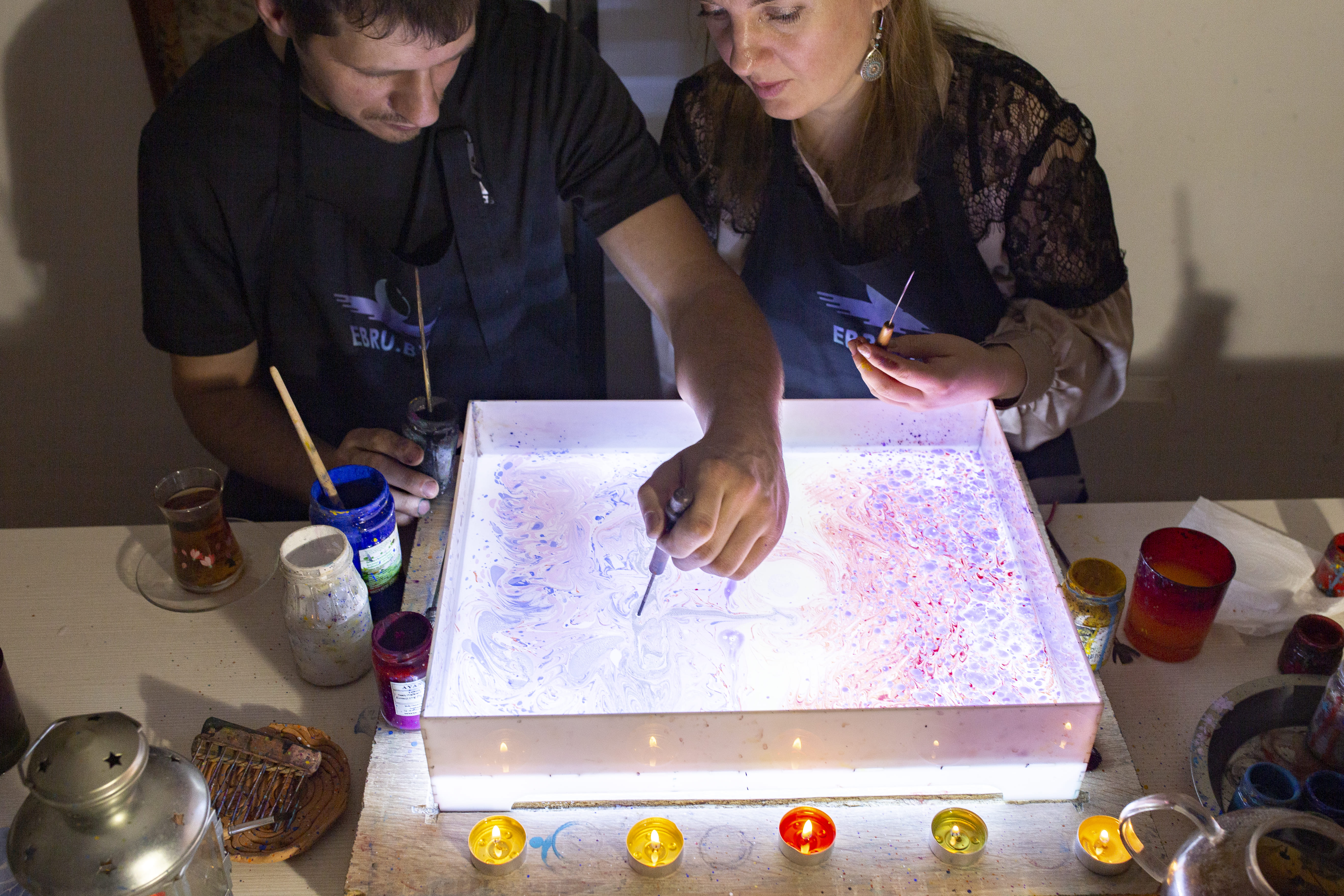 Арт-свидание у воды  в чайной студии