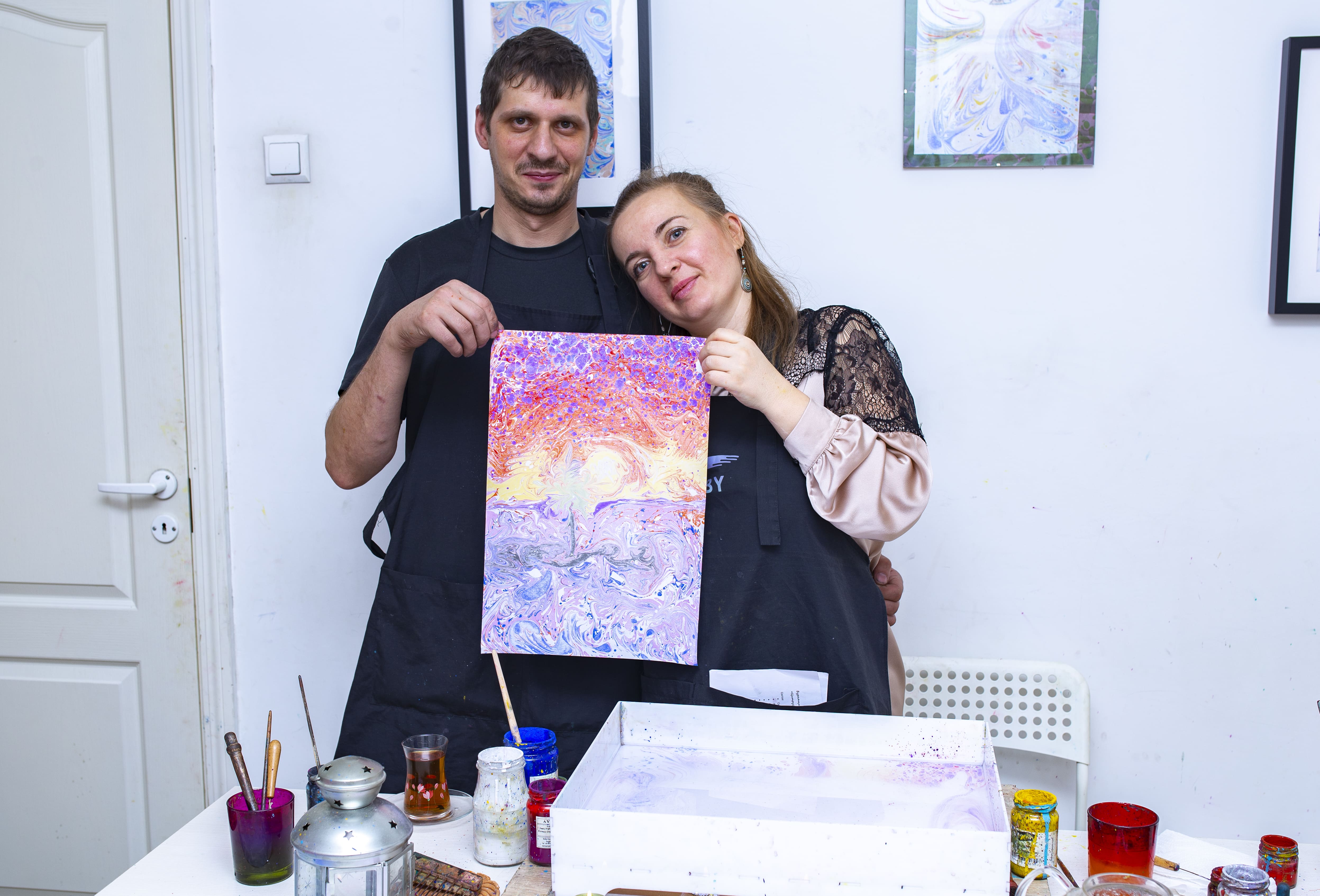 Арт-свидание у воды  в чайной студии