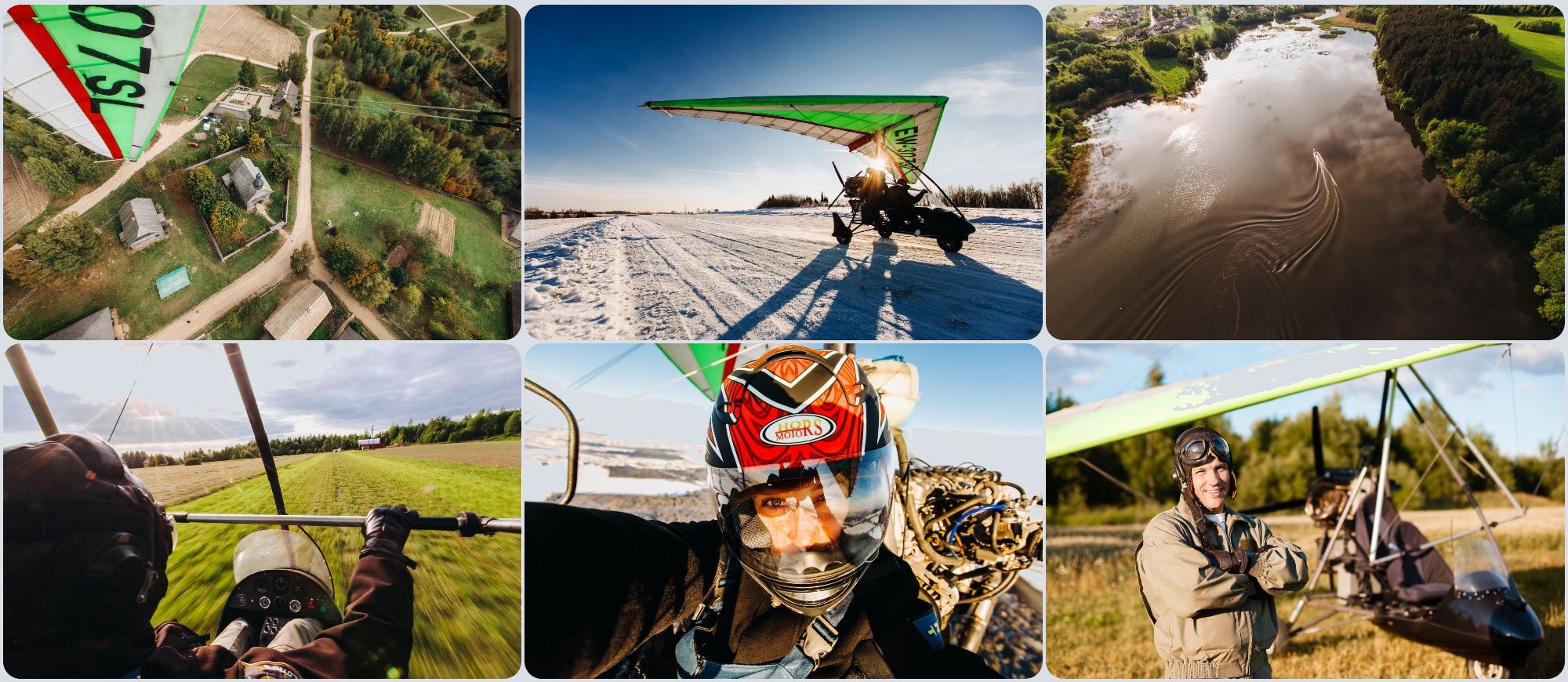 Полет на мотодельтаплане